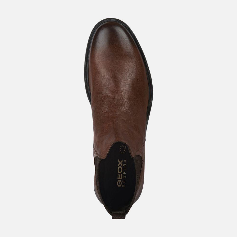 Botas Geox Homem Marrom Escuro - Terence - YLSFP9328